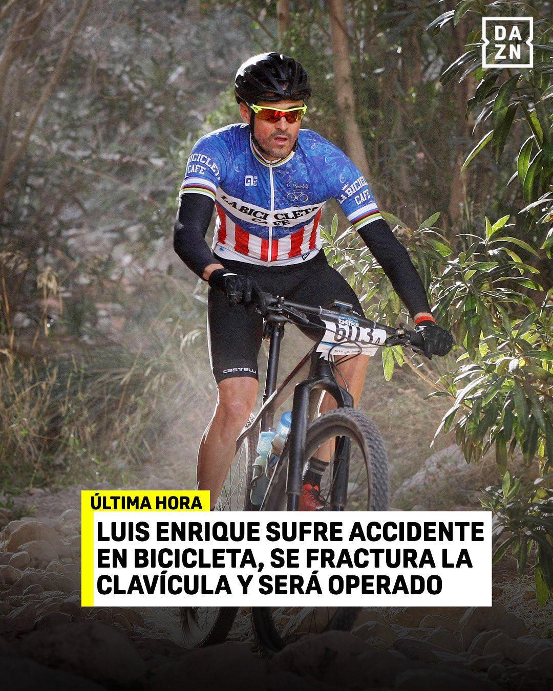 15年信誉品牌-巴黎官方：主教练恩里克因骑自行车摔倒锁骨骨折，将接受手术